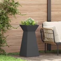 Indoor Plant Stands vidaXL Plantenstandaard Zwart Kunststof 35 x 35 x 73 cm