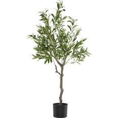 tectake Olive Tree in Pot 120 x 40 x 40 cm Artificial Plant