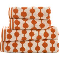 Bath Towels The Lyndon Company Bobbles Yarn Dyed Jacquard Bath Towel Blue, Orange