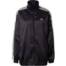 Satin Ytterkläder adidas Originals Satin Firebird Track Top Ruffle 3-Stripes - Black