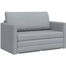 Møbler vidaXL Floor Bed 2-in-1 Light Grey Sofa 2 Seater