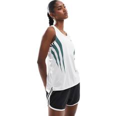 Hvid - Løb Toppe adidas Adizero Archive Løb Singlet - White