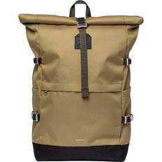 Sandqvist Väskor Sandqvist Icon Rolltop Backpack L - Black Leather