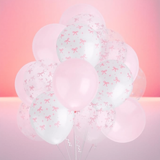 Party Balloons Shein 14-Inch Bowknot Balloon Bowknot Set