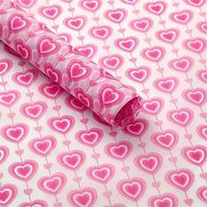 Shein Pink Heart Wrapping Paper 20 x 14 Inches