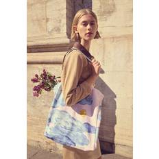 Håndtasker Maanesten Moonshine Rose Totebag Width Canvas - Blue