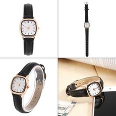 Women Analog Quartz Watch PU Strap