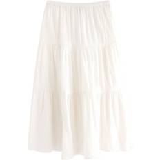 Lång vit kjol Lindex Skirt Zanna - Vit