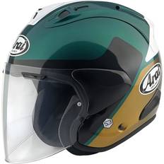 Arai SZ-R Evo Legante Open Face Helmet - Dark Green/Gold/White Man