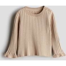 H&M Baby Rib-knit Jumper - Beige
