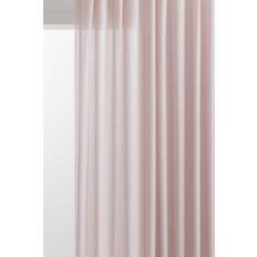 H&M 2-Pak Gardinfag Støvet Rosa 120x250cm