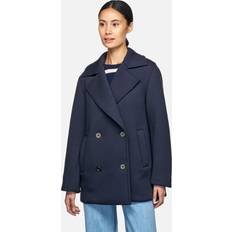 Blue - Women Coats Geox Women's Short Coat - Blue Pea