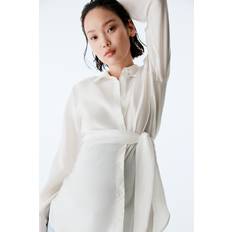 H&M White MAMA Before After Tie Detail Shirt XXL