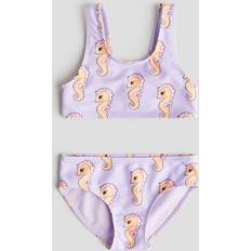 Bikinis H&M Girls Patterned Bikini - Light Purple