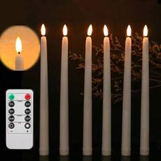 LED Candles Shein 6pcs Flameless Taper Rod Candles Night Light LED Candle