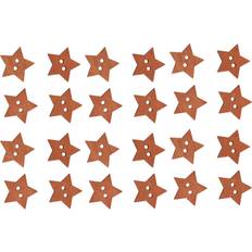 Yarn & Needlework Supplies 100% pcs Retro Five-Pointed Star Buttons