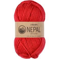 Drops Design Nepal Uni Colour Red 75m