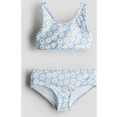 Girls Bikinis Children's Clothing H&M Girls Floral Printed Bikini - Light Blue/Floral