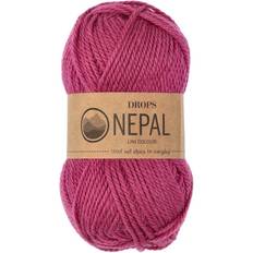 Drops Design Nepal Uni Colour Raspberry Rose 75m