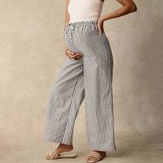 Shein Maternity Striped Woven Fabric Pants