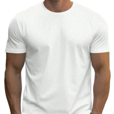 Shein Manfinity Homme Men's Solid Color Round Neck Short Sleeve T-Shirt
