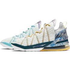 Nike LeBron 18 Reflections Flip - White/Blue/Yellow