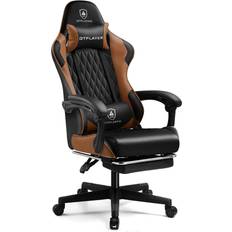 Computer stol GTPLAYER Gaming Ergonomic Computer Chair with Footrest - Brown
