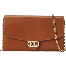 Lauren Ralph Lauren Adair Medium Leather Crossbody - Tan
