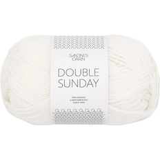 Sandnes Garn Double Sunday Hvid 108m