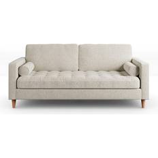Dunelm Zoe Ivory Sofa 204cm 3 Seater