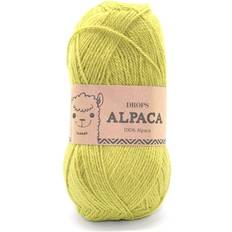 Garn & Handarbetsmaterial Drops Design Alpaca Uni Colour Mørk Lime 167m