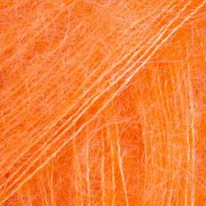 Drops silk mohair Drops Design Kid Silk Electric Orange 210m