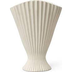 ferm LIVING Fountain Off White Vase 30.5cm