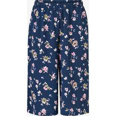 Zizzi Byxor & Shorts Zizzi Byxor caAnni Culotte Pant - Blå