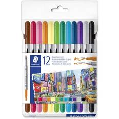 Staedtler Fiberpen Tusser Dobbelt Basis Farver Ass