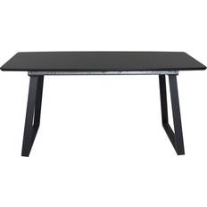 Venture Design Inca with Insert Disc Black Spisebord 85x200cm