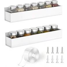 Spice Racks Shein Adhesive Acrylic Spice Rack Organizer