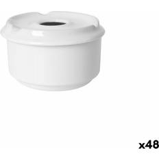 Ashtrays BigBuy Outdoor Premium White Ashtray Set 48