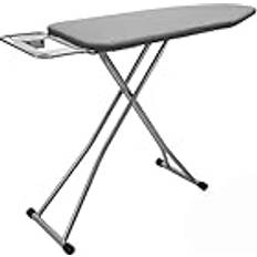 Folding Ironing Board with Jumbo Iron Rest - Grey