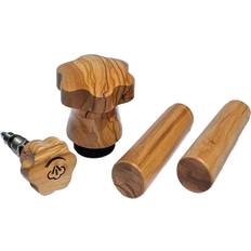 La Pavoni Wooden Handles Olive Kit LPAHANLOD01
