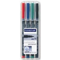 Tuschpennor på rea Staedtler Universal Lumocolor Pen 4-pack