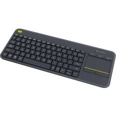 Tastaturer Logitech K400 Plus Wireless Touch (Nordic) Black