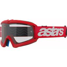 Alpinestars Motorcycle Goggles Alpinestars Vision Blaze Crossbrille Jugend - Rot/Weiß Klar