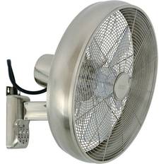 Beacon Lighting Wall Fan with Remote Silver