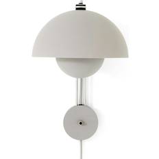 &tradition flowerpot vp8 &Tradition Flowerpot VP8 Vermilion Matt Light Grey Væglampe
