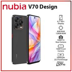 Nubia ZTE V70 Design Grey 8GB 128GB Mobile Phone