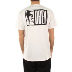 Obey Half Icon Grpahic Logo T-Shirt - White