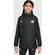 Zipper Rain Jackets Nike F.C. Academy Pro Older Kids Football Hooded Rain Jacket - Green