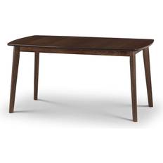 Julian Bowen Dining Tables Julian Bowen Kensington Extending Walnut Dining Table 90x195cm