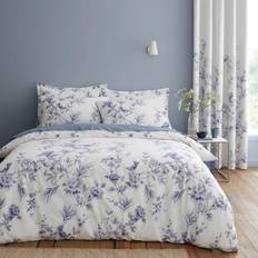 Dunelm Eve Chinoiserie Duvet Cover Blue, White (230x220cm)